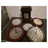 6 Assorted Clocks