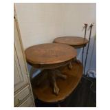 oak coffee and 2 end tables