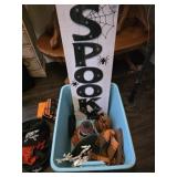 Halloween bags, napkins,  sign and more