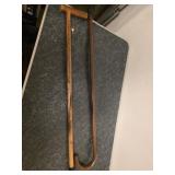 2 wooden canes