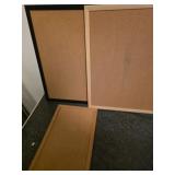 3 Corkboards 23 x 17 and 17 x 11"