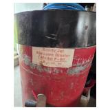 Sandy jet Abrasive blaster on Wheels Model F-90