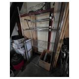 Shoe holder and wire shelving with stuff