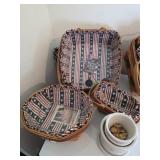 Longaberger Baskets and pottery collection