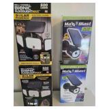 2 Bell Howell Bionic floodlight max solar