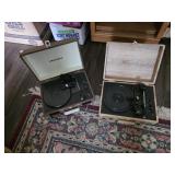 2 Crosley Portable Turntables