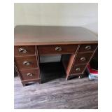 Small desk with glass 31 x 40 x 19"