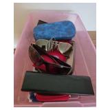 Sunglasses and Reading Glasses with cases