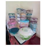 Plastic storage Containers most of them are new