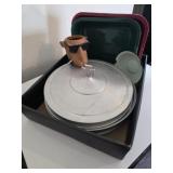 Gooseberry patch Enamel ware platters bowl