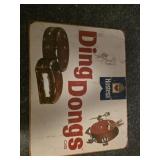 Hostess Ding Dongs sign 16 x 12.5"