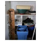 Closet full with a lovely closet