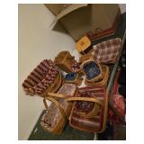 12 Longaberger Baskets Assorted