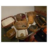 10  Longaberger Baskets Assorted