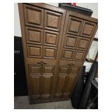 Wardrobe  66 x 36 x 22" with hangers and matching