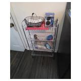Little Kitche Rolling Cart with goodies