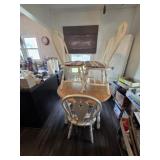 30 x 41" Drop Leaf Table and 4 Chairs