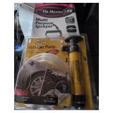 Multi Purpose Sprayer and multi use pump