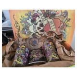 Ed Hardy Drink Set with House of Blues ashtray