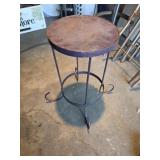 Wrought Iron plant stand 19 x 11"