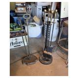 1 and a half fireplace tool sets