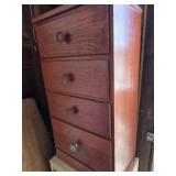 4 drawer dresser 29 x 15 x 11"  with contents