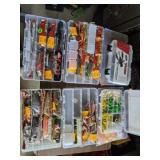 Fishing assortment with flashlights for those