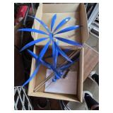 Miscellaneous decor items butterflies, metal flag