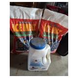 2 full bags o ice melt 1 jug ice melt,  2 shoe