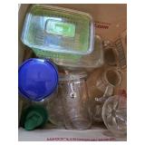 Storage Containers ,candy dishes, glassware