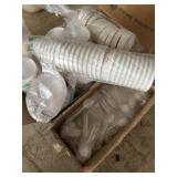 Hardy meal soup containers with lids and case of