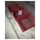 nine heavy duty wire baskets, 28ï¿½ x 20ï¿½ x 12ï¿½