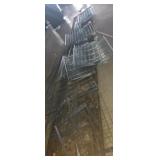 Selection of wire shelving 3ft sections with