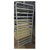 Bakers cooling rack/cart with 14 trays