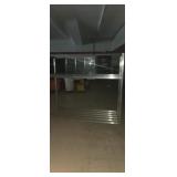 Stainless steel industrial storage rack 6f x2.5