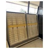 2 retail store greeting card racks
