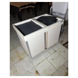 2 center aisle grocery cabinet displays 17ï¿½ x 21ï¿½