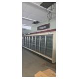 Carrier Tyler commercial freezer display 13 door