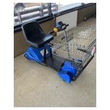 Mart Cart blue electric shopping cart
