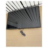 42 inch LG TV with remote on wall mount included.