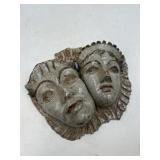 Hanging pottery wall planter