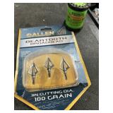 Alan Beartooth broadhead arrow tips three pack