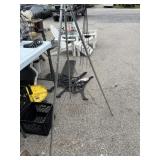 Collapsible, wood fire, cooking tripod