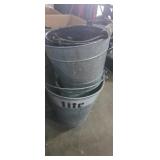 Galvanized bucket assortment