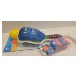 Dog toy and doggie poop bags