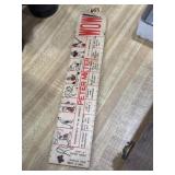 'Peter Meter' novelty ruler
