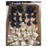 1962 'Conqueror' Medieval Sculptured Chess Set