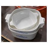 CorningWare Blue Cornflower square casserole