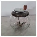 Small glass jiffy mixer 5in tall works