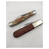 2 foldable pocket knife